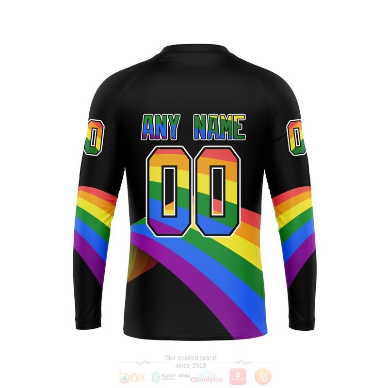 NHL Washington Capitals Love LGBT Pride Personalized Custom 3D Hoodie Shirt 1 2 3 4 5