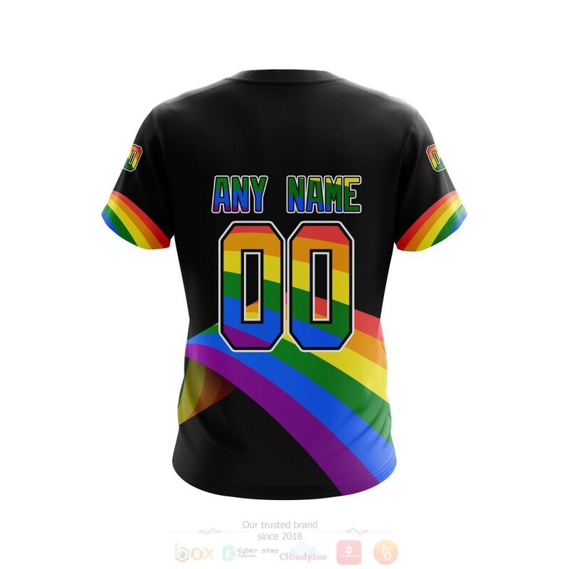 NHL Washington Capitals Love LGBT Pride Personalized Custom 3D Hoodie Shirt 1 2 3 4 5 6