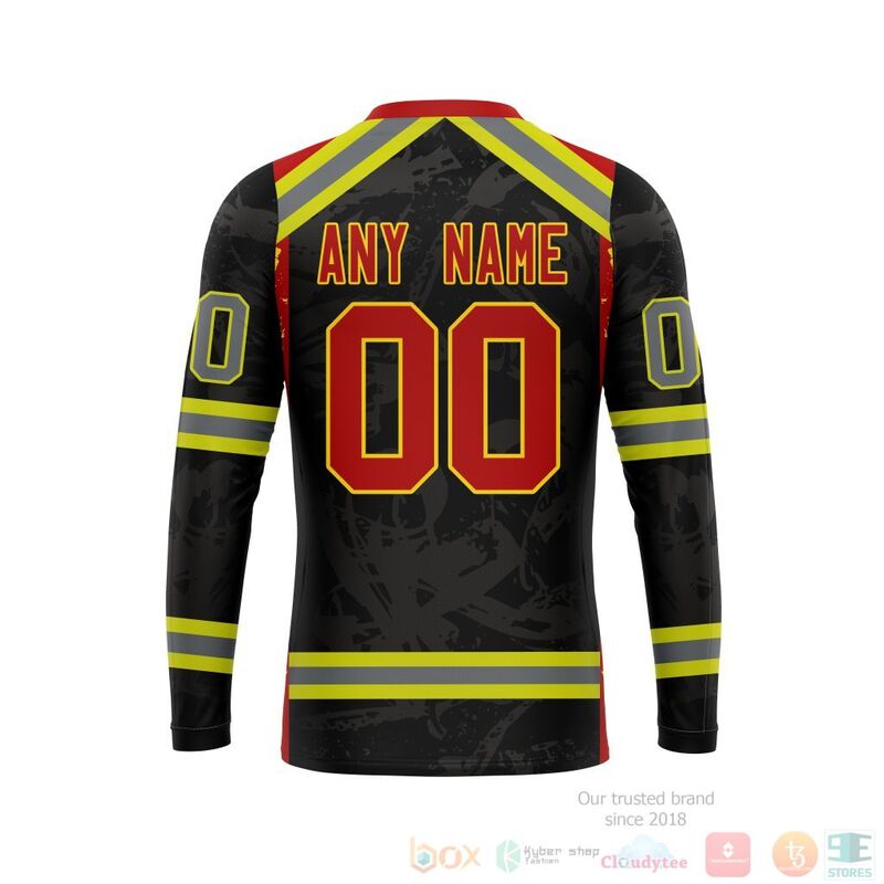 NHL Winnipeg Jets Honnor Firefighter Black 3D Hoodie Shirt 1 2 3 4