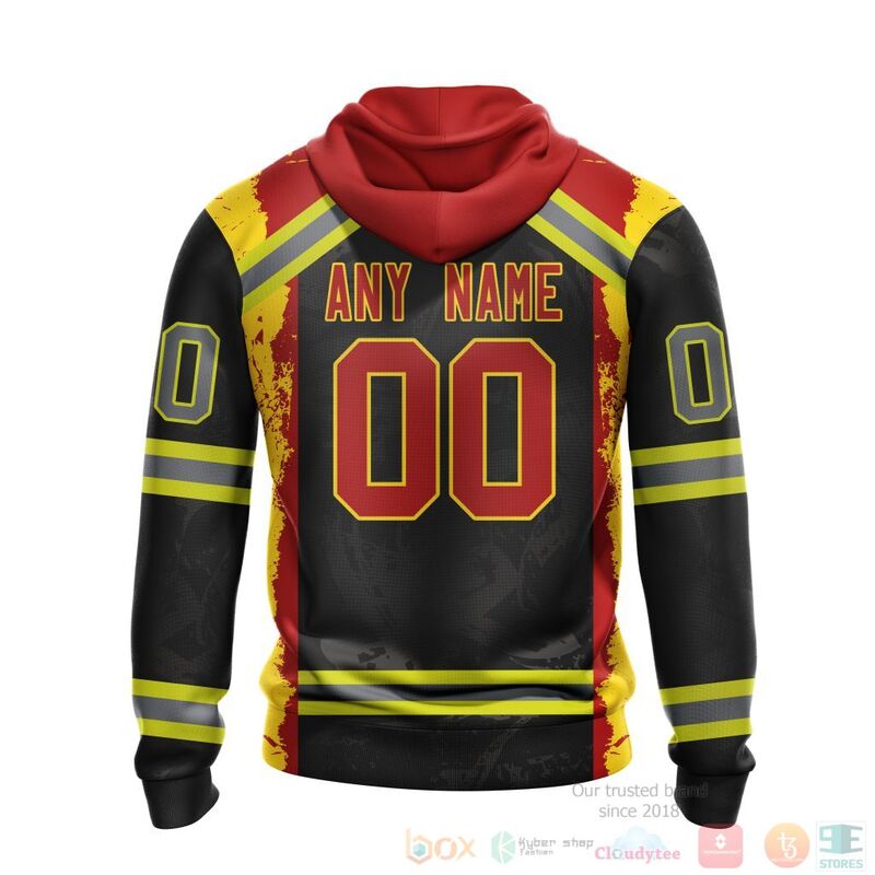 NHL Winnipeg Jets Honnor Firefighter Black 3D Hoodie Shirt 1 2 3 4 5 6