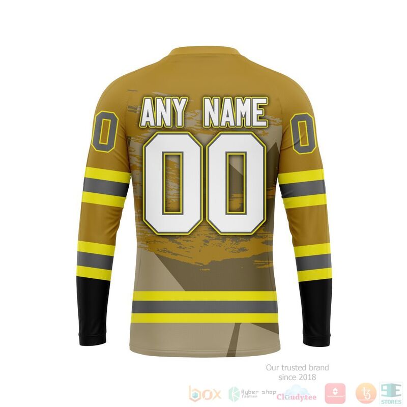 NHL Winnipeg Jets Honnor Firefighter Yellow 3D Hoodie Shirt 1 2 3 4