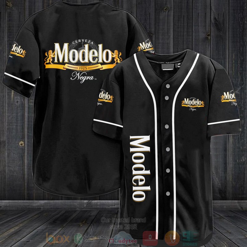 Negra Modelo black Baseball Jersey