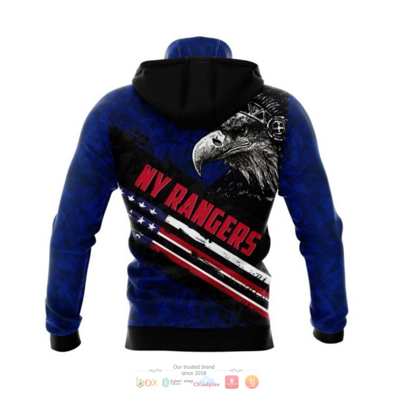 New York Rangers NHL Eagle American flag 3D shirt hoodie 1 2 3 4