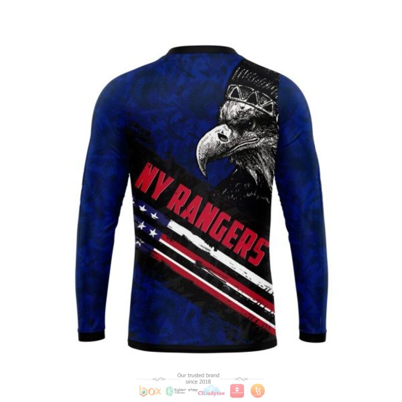New York Rangers NHL Eagle American flag 3D shirt hoodie 1 2 3 4 5 6
