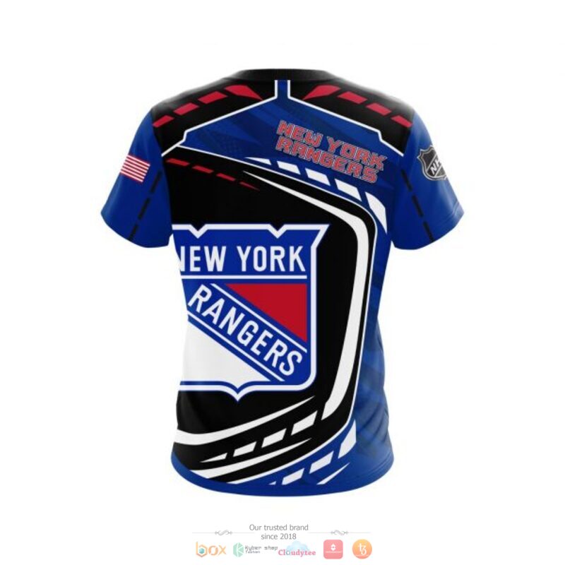 New York Rangers NHL black blue 3D shirt hoodie 1 2 3 4 5 6 7 8