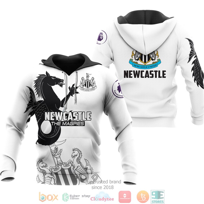 Newcastle The Magpies 3d shirt hoodie 1 2 3 4 5 6 7 8 9 10 11