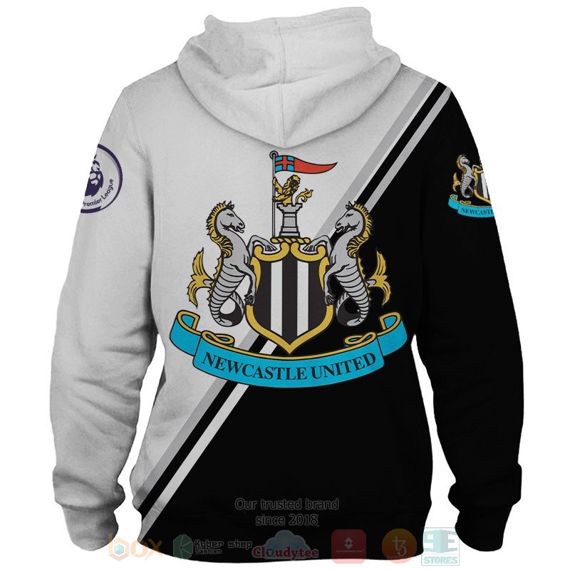 Newcastle United black red 3D shirt hoodie 1 2 3 4 5 6 7 8 9 10 11 12 13