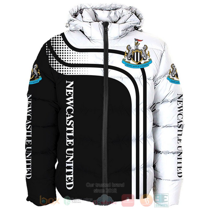 Newcastle United black white 3D shirt hoodie 1 2 3 4 5 6 7 8 9 10 11 12 13 14 15 16 17 18