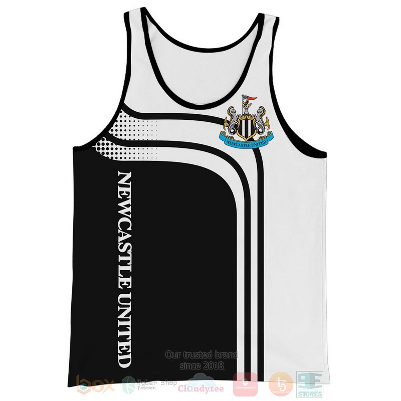 Newcastle United black white 3D shirt hoodie 1 2 3 4 5 6 7 8 9 10 11 12 13 14 15 16 17 18 19 20 21 22