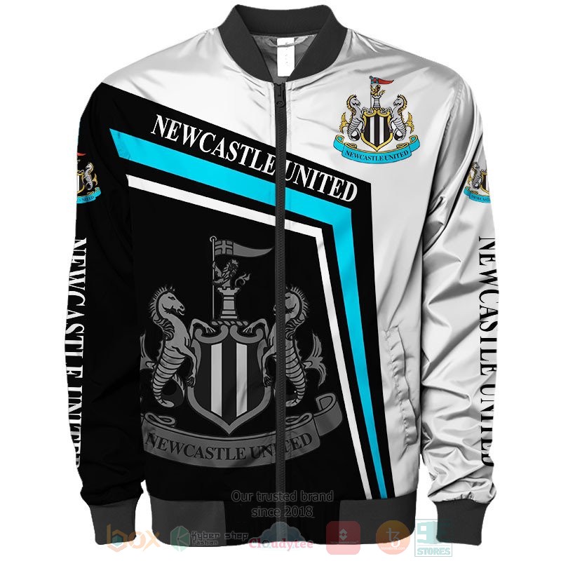 Newcastle United white black 3D shirt hoodie 1 2 3 4 5 6 7 8 9 10 11 12 13 14 15 16 17