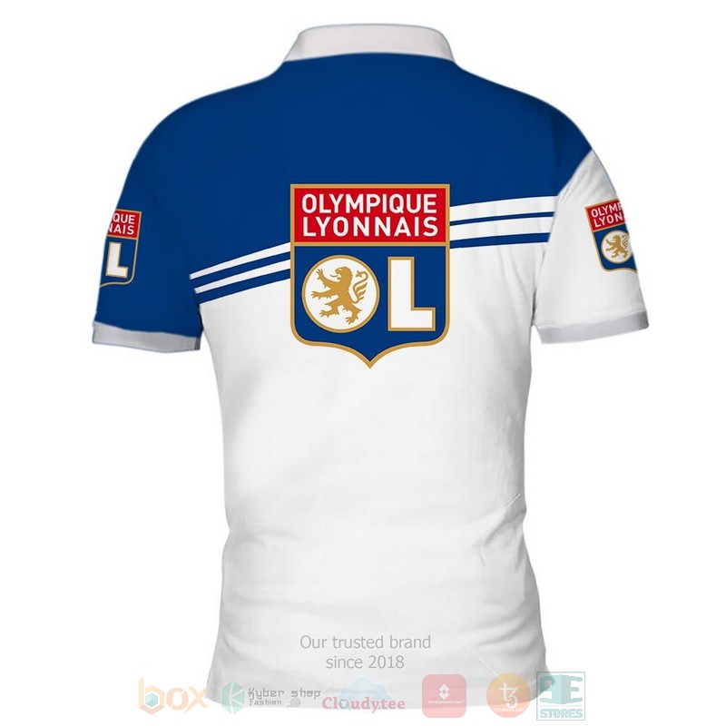 Olympique Lyonnais white blue 3D shirt hoodie 1 2 3 4 5 6 7 8 9 10 11 12 13 14 15 16 17 18 19 20 21 22 23 24 25