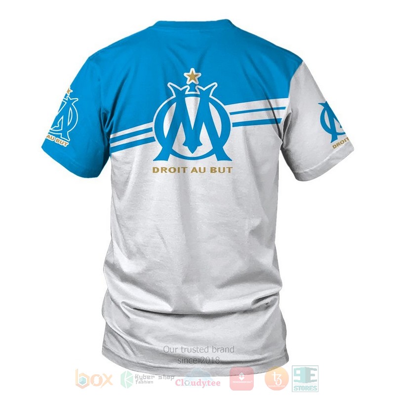 Olympique de Marseille white blue 3D shirt hoodie 1 2 3 4 5 6 7 8 9 10 11 12 13 14 15 16 17 18 19 20 21 22 23 24 25 26 27