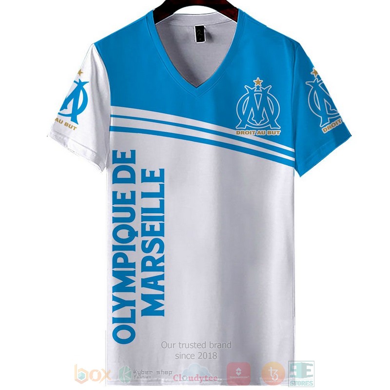 Olympique de Marseille white blue 3D shirt hoodie 1 2 3 4 5 6 7 8 9 10 11 12 13 14 15 16 17 18 19 20 21 22 23 24 25 26 27 28