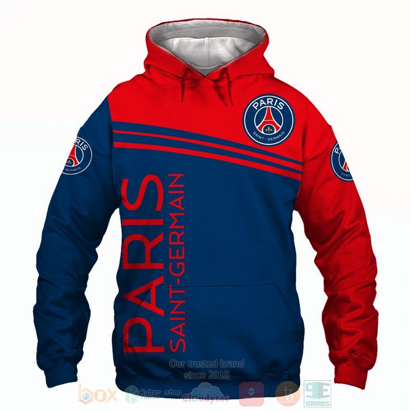 Paris Saint Germain 3D shirt hoodie 1 2 3 4 5 6 7 8 9 10 11 12 13 14 15 16