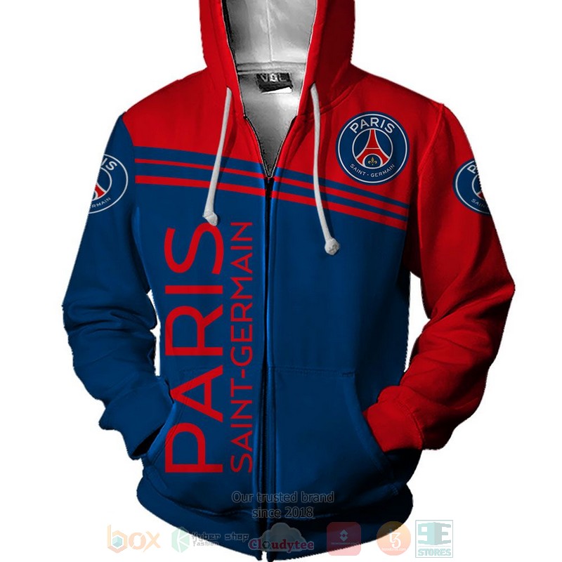 Paris Saint Germain 3D shirt hoodie 1 2 3 4 5 6 7 8 9 10 11 12 13 14 15 16 17 18
