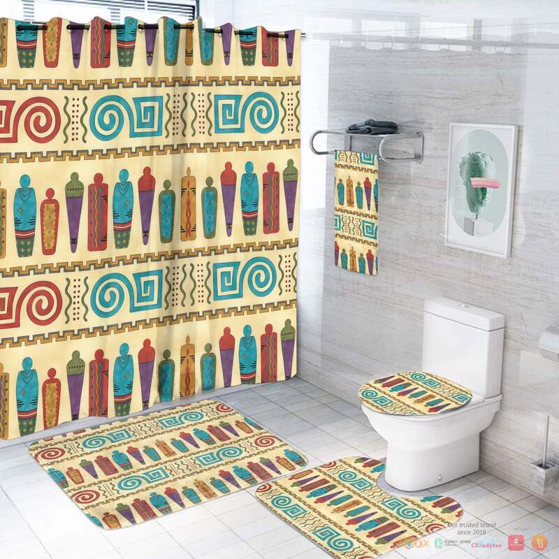 Pattern Girl Native Light Native American Bathroom Set