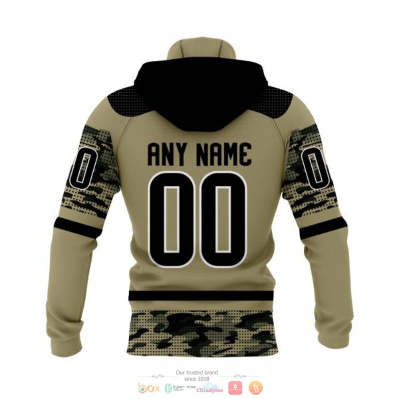 Personalized Arizona Coyotes NHL Military Appreciation Night custom 3D shirt hoodie 1 2 3 4