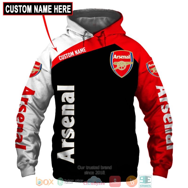 Personalized Arsenal 3d shirt hoodie 1 2 3 4 5 6 7 8 9 10 11 12