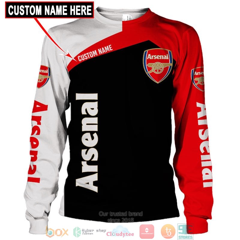 Personalized Arsenal 3d shirt hoodie 1 2 3 4 5 6 7 8 9 10 11 12 13 14 15