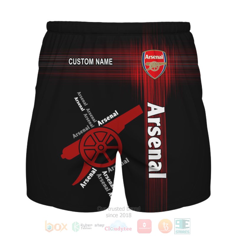 Personalized Arsenal black custom 3D shirt hoodie 1 2 3 4 5 6 7 8 9 10 11
