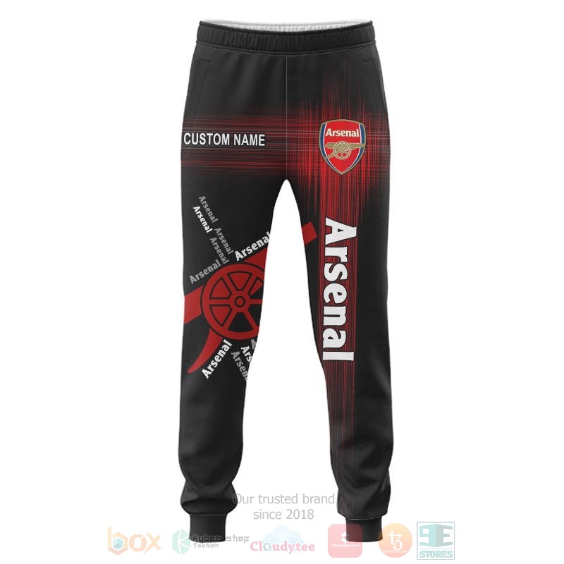 Personalized Arsenal black custom 3D shirt hoodie 1 2 3 4 5 6 7 8 9 10 11 12 13 14 15 16