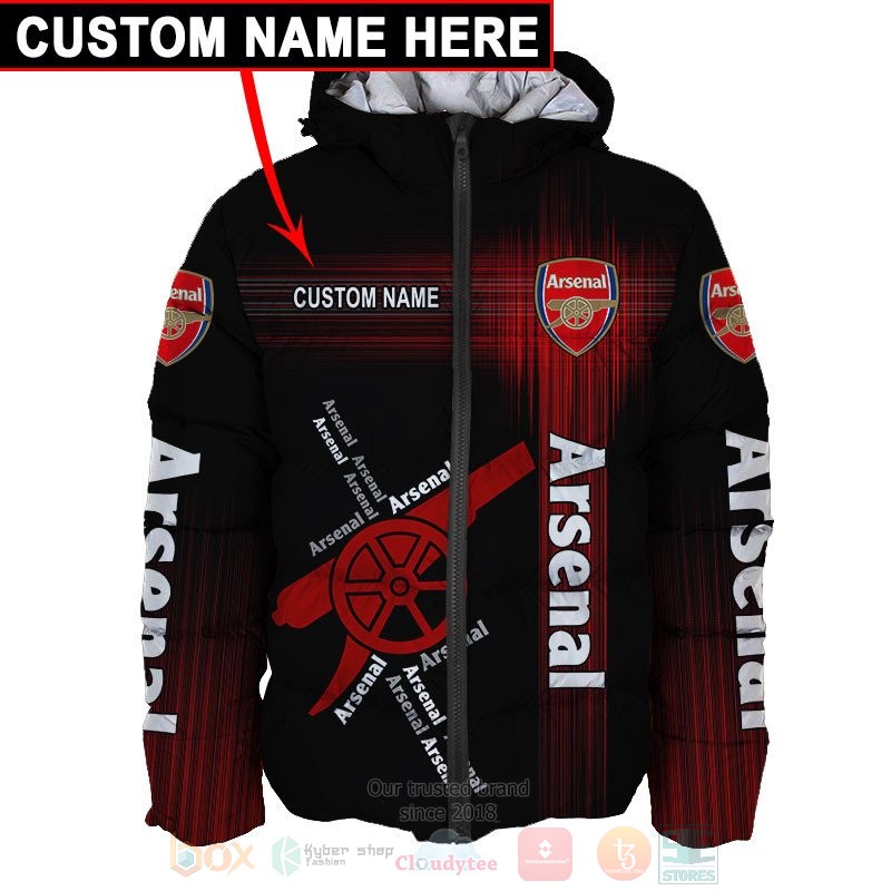 Personalized Arsenal black custom 3D shirt hoodie 1 2 3 4 5 6 7 8 9 10 11 12 13 14 15 16 17 18