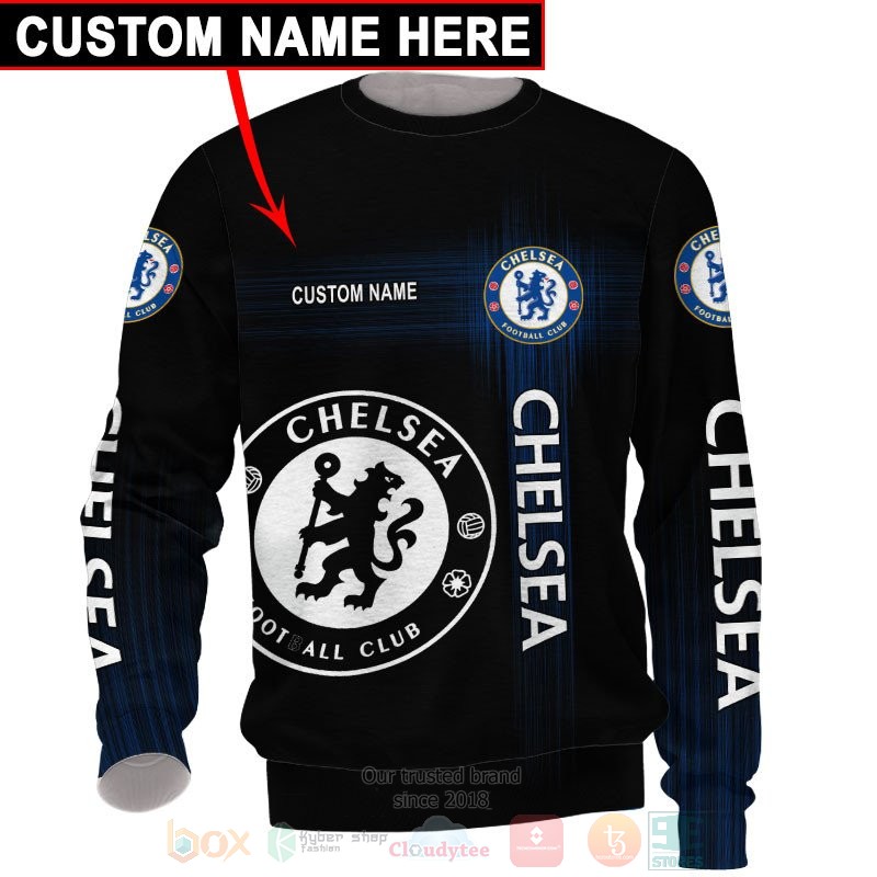 Personalized Chelsea Football club custom 3D shirt hoodie 1 2 3 4 5 6 7 8 9 10 11 12 13 14 15