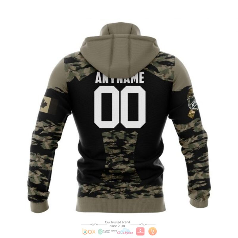 Personalized Edmonton Oilers NHL green camo custom 3D shirt hoodie 1 2 3 4