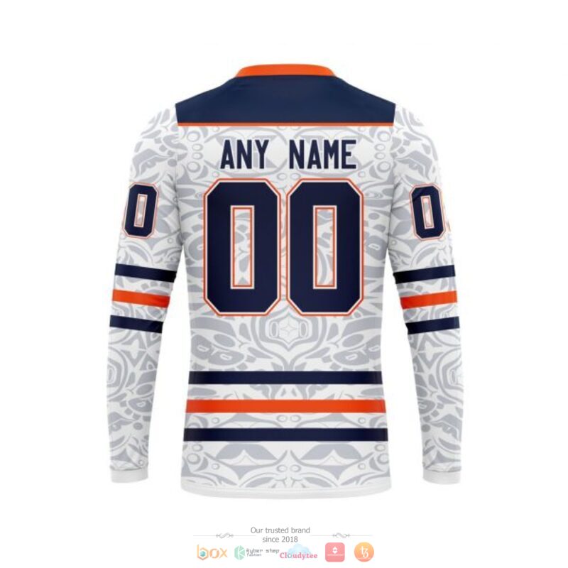 Personalized Edmonton Oilers logo NHL custom 3D shirt hoodie 1 2 3 4 5 6