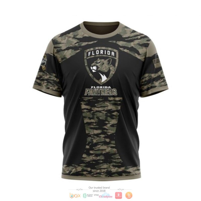 Personalized Florida Panthers NHL green camo custom 3D shirt hoodie 1 2 3 4 5 6 7