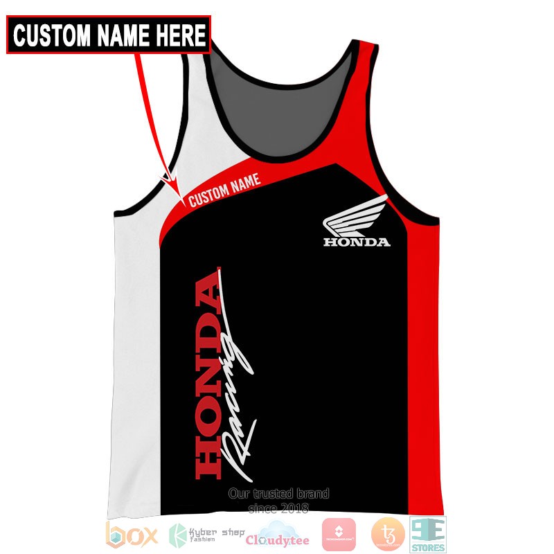 Personalized Honda Motor Racing 3d shirt hoodie 1 2 3 4 5 6 7 8 9 10
