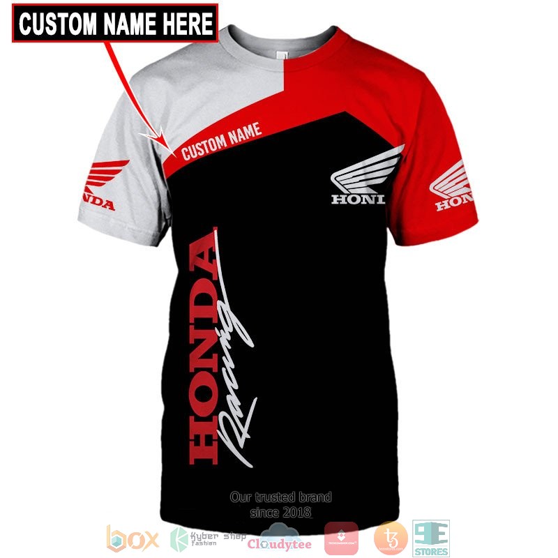 Personalized Honda Motor Racing 3d shirt hoodie 1 2 3 4 5 6 7 8 9 10 11 12 13 14 15 16 17 18 19 20 21