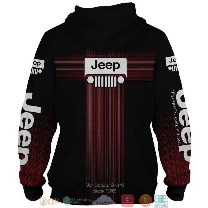 Personalized Jeep Red 3d shirt hoodie 1 2 3 4 5 6 7 8 9 10 11 12 13