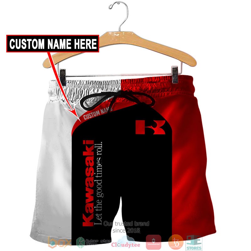 Personalized Kawasaki Lets the good time roll 3d shirt hoodie 1 2 3 4 5 6 7 8 9 10 11
