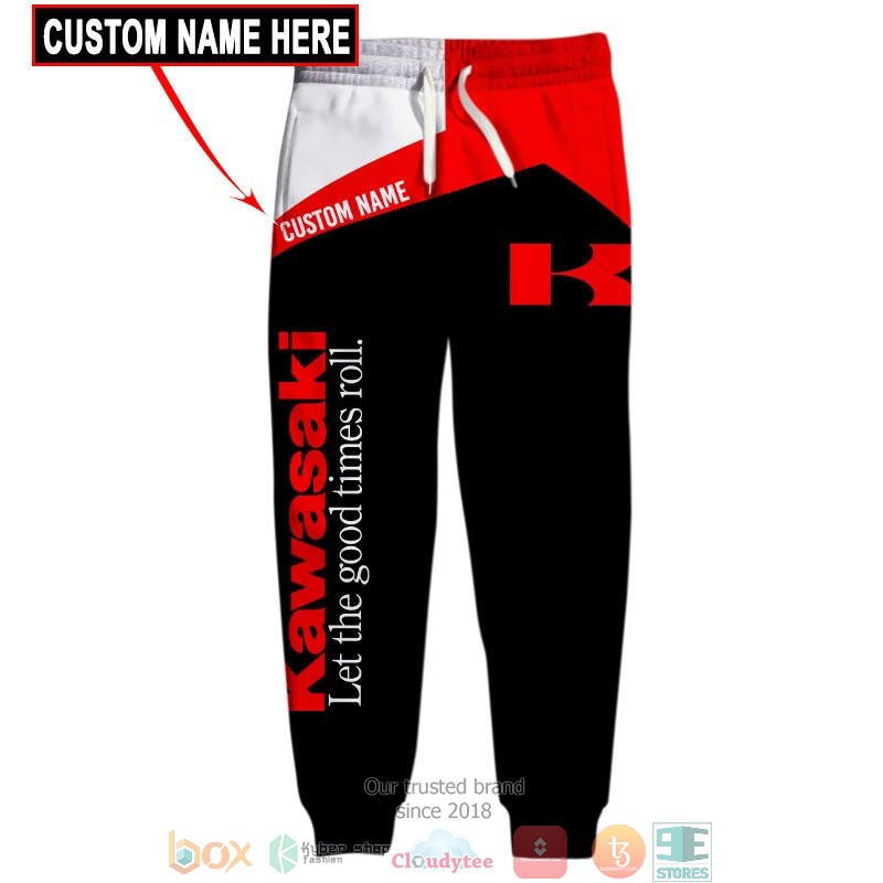 Personalized Kawasaki Lets the good time roll 3d shirt hoodie 1 2 3 4 5 6 7 8 9 10 11 12 13 14 15 16