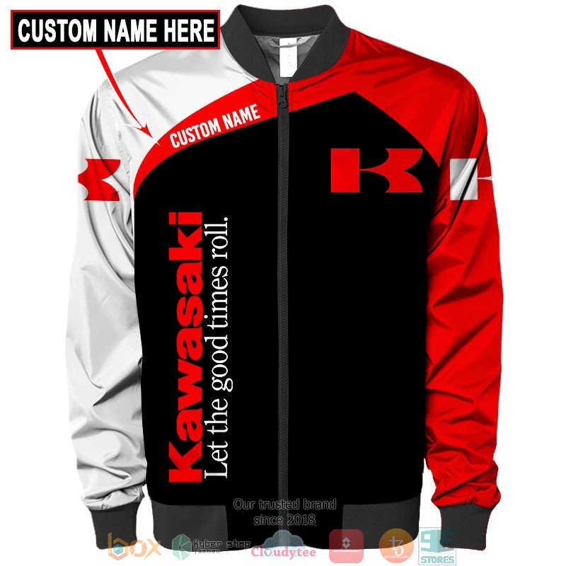 Personalized Kawasaki Lets the good time roll 3d shirt hoodie 1 2 3 4 5 6 7 8 9 10 11 12 13 14 15 16 17
