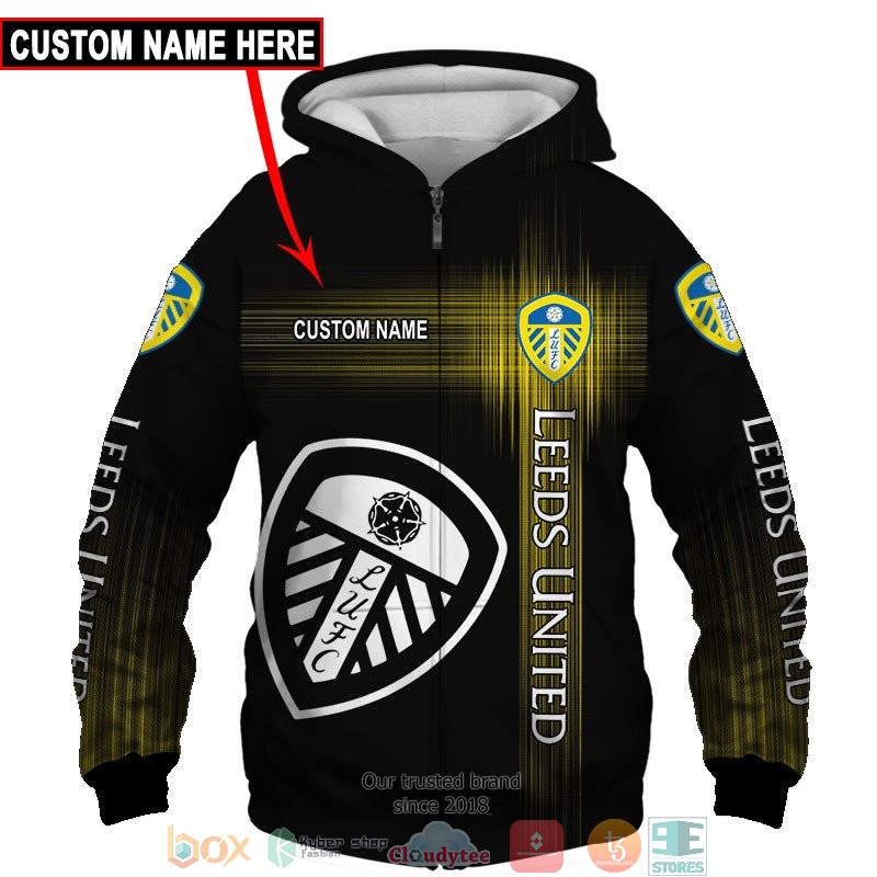 Personalized Leeds United 3d shirt hoodie 1 2 3 4 5 6 7 8 9 10 11 12 13 14