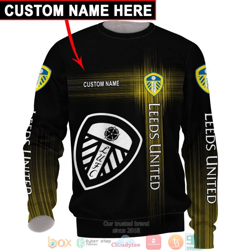 Personalized Leeds United 3d shirt hoodie 1 2 3 4 5 6 7 8 9 10 11 12 13 14 15
