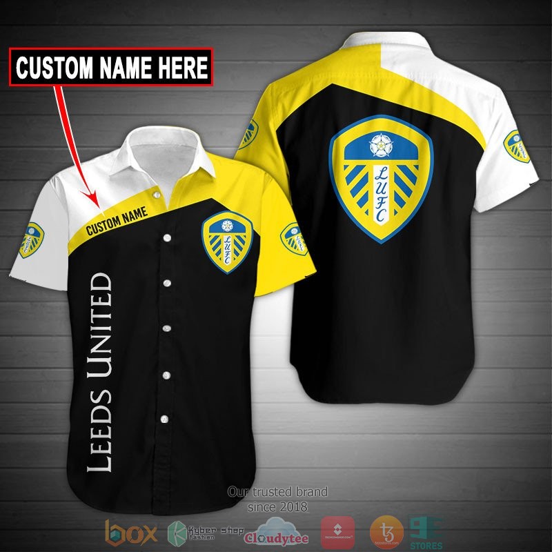 Personalized Leeds United Yellow 3d shirt hoodie 1 2 3 4 5 6 7 8 9 10 11 12 13 14 15 16 17 18 19