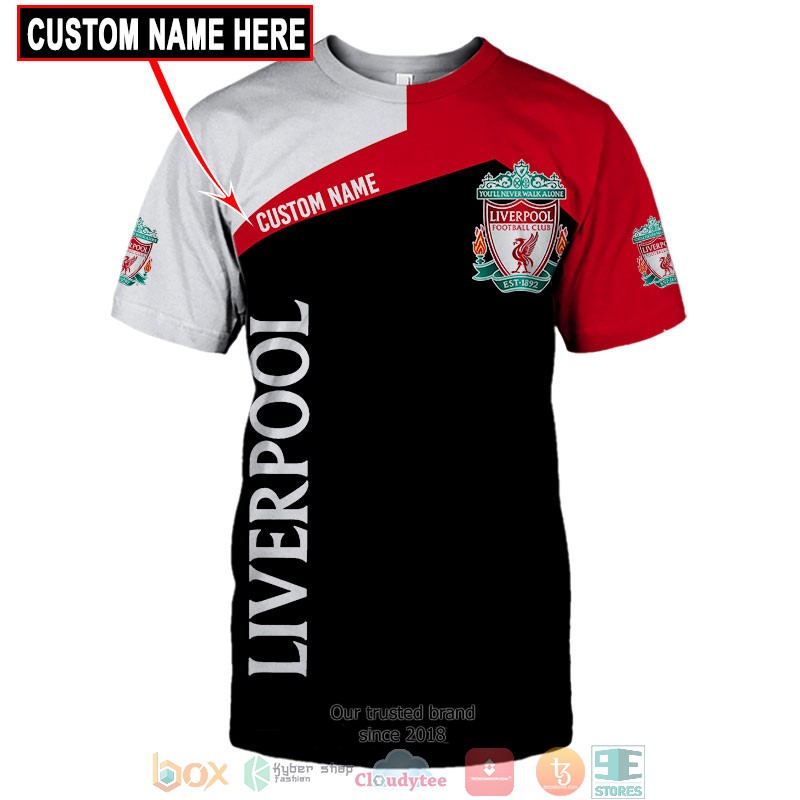 Personalized Liverpool 3d shirt hoodie 1 2 3 4 5 6 7 8 9