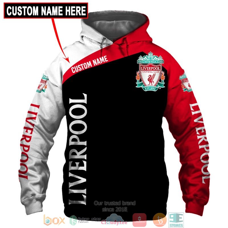 Personalized Liverpool 3d shirt hoodie 1 2 3 4 5 6 7 8 9 10 11 12