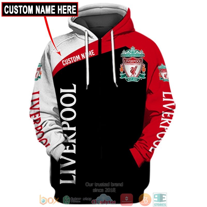 Personalized Liverpool 3d shirt hoodie 1 2 3 4 5 6 7 8 9 10 11 12 13 14