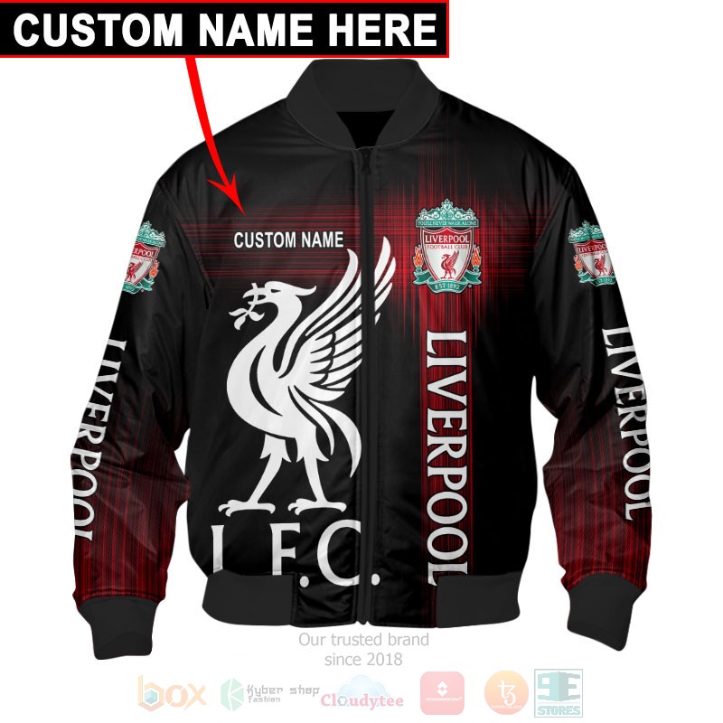 Personalized Liverpool LFC black custom 3D shirt hoodie 1 2 3 4 5