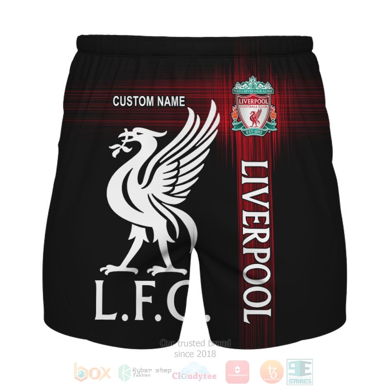 Personalized Liverpool LFC black custom 3D shirt hoodie 1 2 3 4 5 6 7 8 9 10 11
