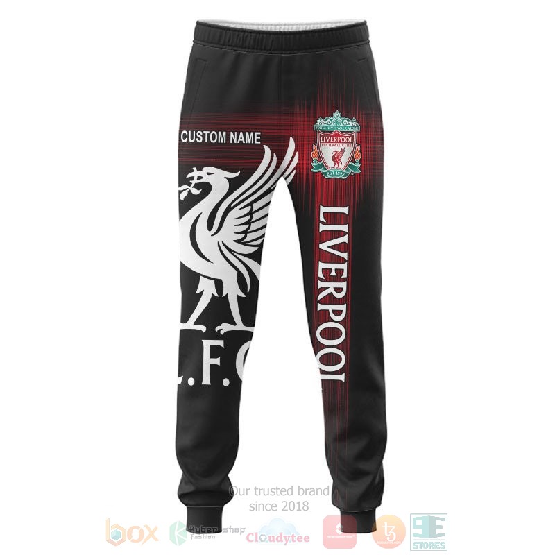 Personalized Liverpool LFC black custom 3D shirt hoodie 1 2 3 4 5 6 7 8 9 10 11 12 13 14 15 16