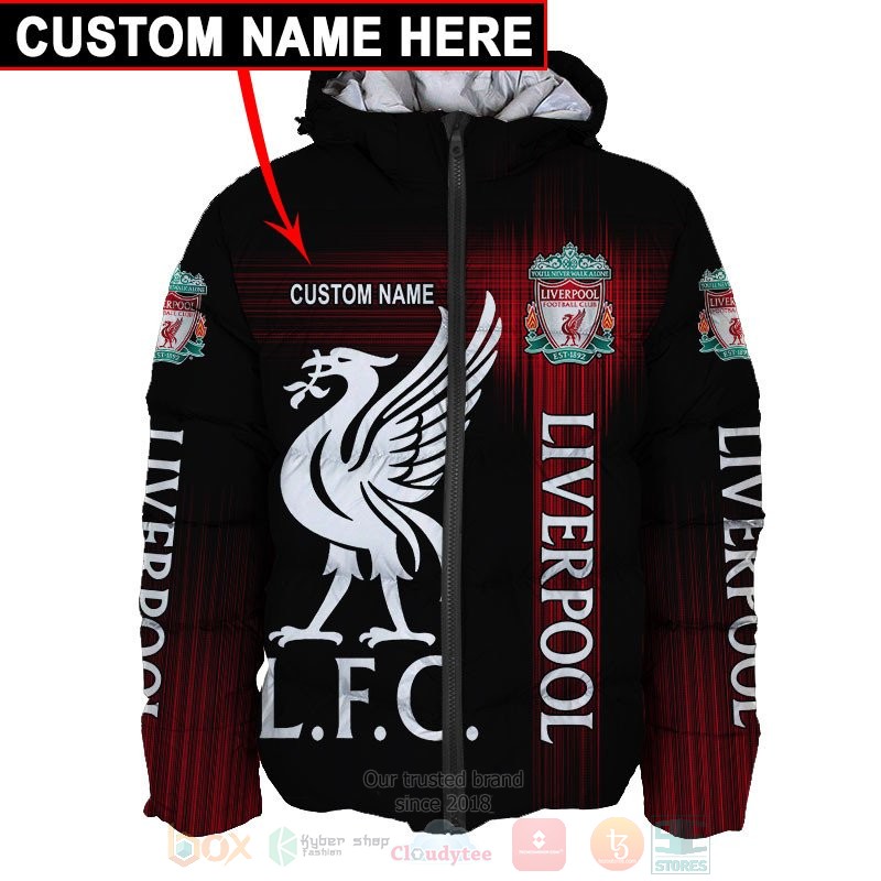 Personalized Liverpool LFC black custom 3D shirt hoodie 1 2 3 4 5 6 7 8 9 10 11 12 13 14 15 16 17 18