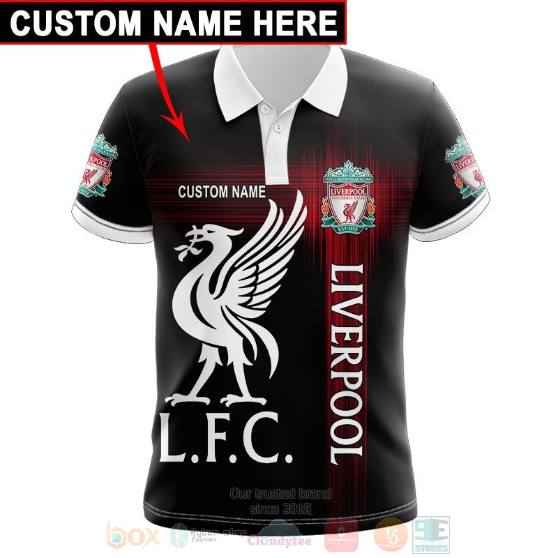Personalized Liverpool LFC black custom 3D shirt hoodie 1 2 3 4 5 6 7 8 9 10 11 12 13 14 15 16 17 18 19 20