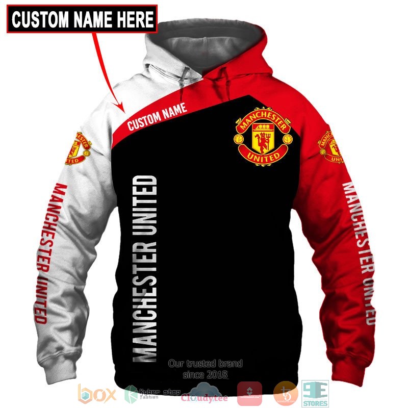 Personalized Manchester United 3d shirt hoodie 1 2 3 4 5 6 7 8 9 10 11 12