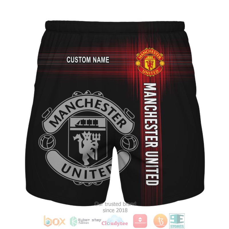 Personalized Manchester United Black 3d shirt hoodie 1 2 3 4 5 6 7 8 9 10 11