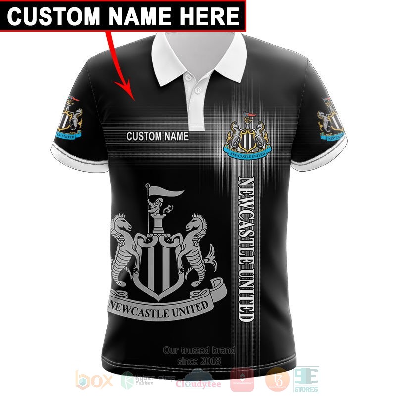 Personalized Newcastle United black custom 3D shirt hoodie 1 2 3 4 5 6 7 8 9 10 11 12 13 14 15 16 17 18 19 20